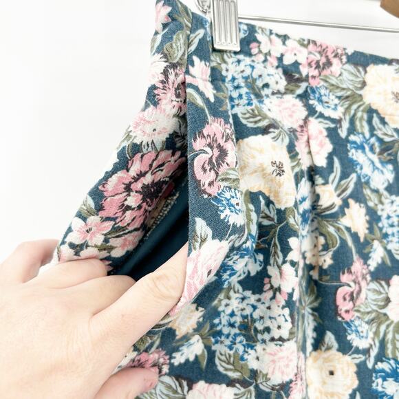 Ann Taylor Loft Womens Bundle Lot (2) Linen Blend Summer Beach Lounge Shorts L - Picture 3 of 11